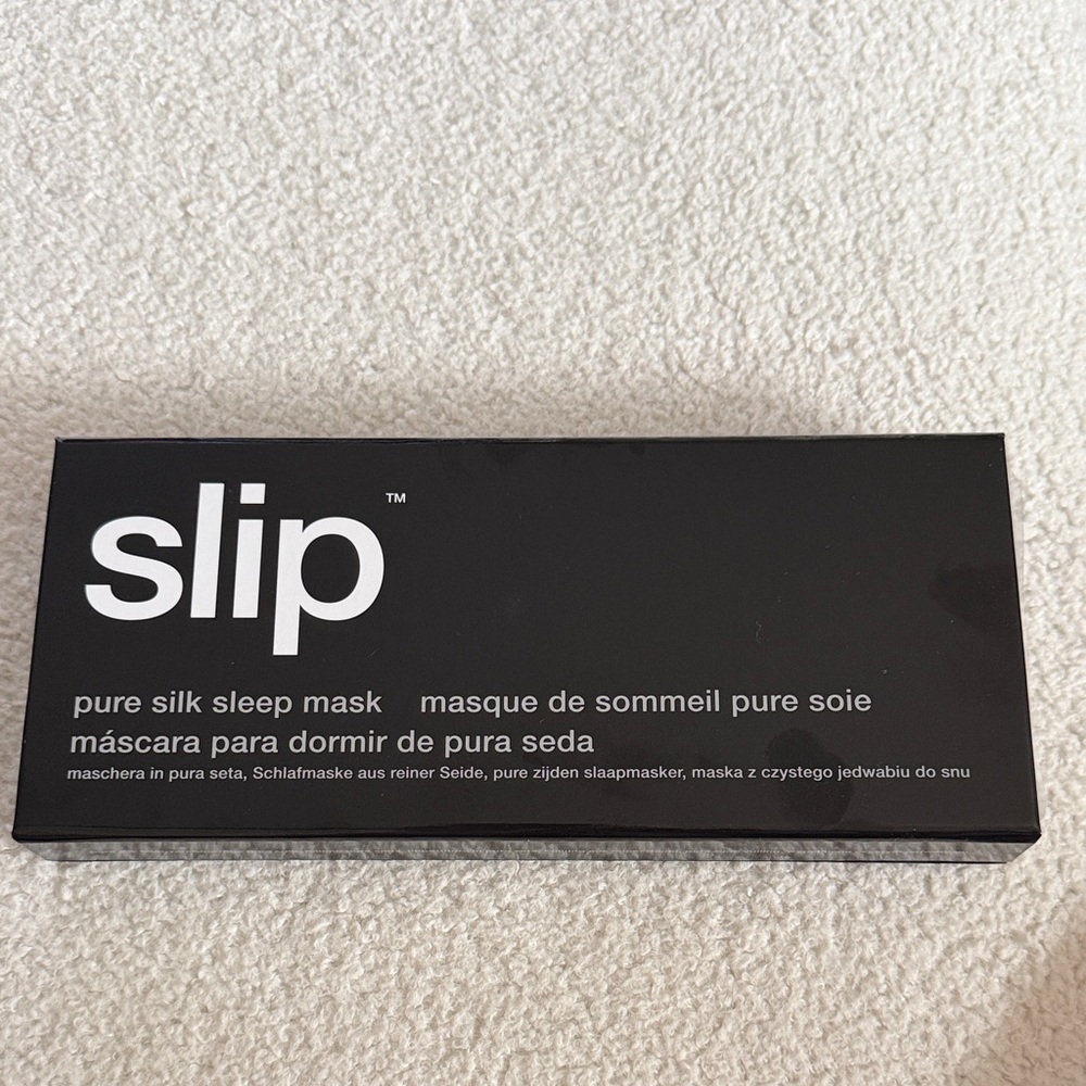 Slip Black Silk Sleep Mask